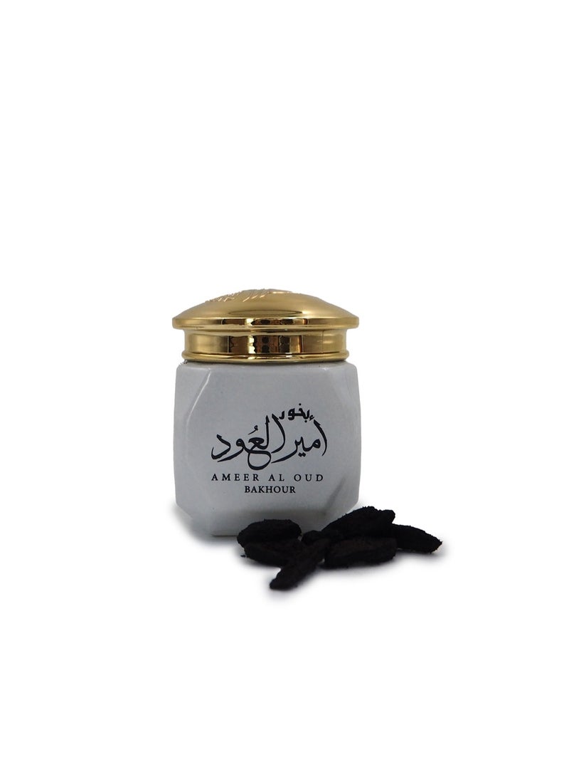 ALMAS بخور أمير العود 40 جرام من رقائق العود العربية الأصلية | الرائحة تدوم طوال اليوم - مثالي للصلاة، النماذ، هدايا رمضان والعيد، الاحتفالات، التأمل وتبخير الغرف - Image 2